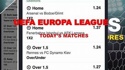 Expert Predictions and Tips for Europa League Matches This Season