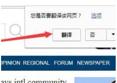 打开翻译模式