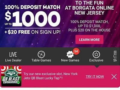Play Borgata Online Casino in New Jersey - Exciting Games & Bonuses