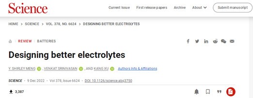 designing better electrolytes
