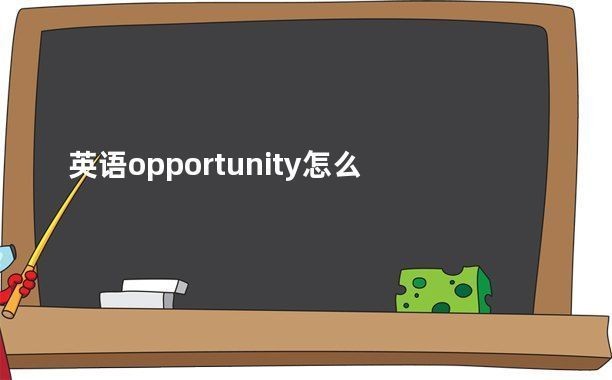 opportunities怎么读音发音